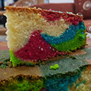 Colorful Marble Cake
