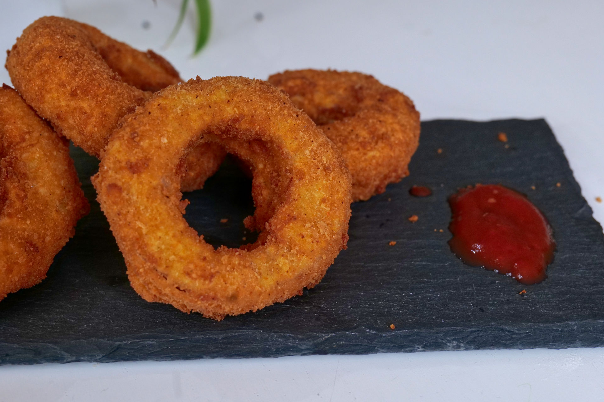 Cheesy Onion Rings